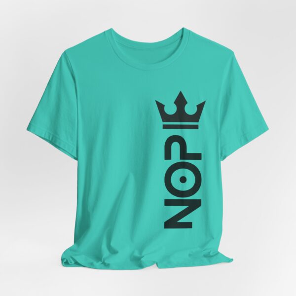 Unisex Jersey Tee with Crown Design, No Kings in America T-Shirt – A Bold Statement of Patriotism and Freedom - Image 10
