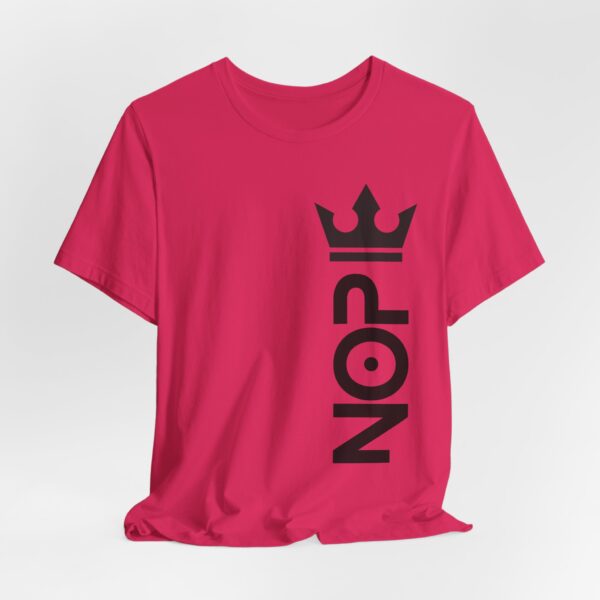 Unisex Jersey Tee with Crown Design, No Kings in America T-Shirt – A Bold Statement of Patriotism and Freedom - Image 15