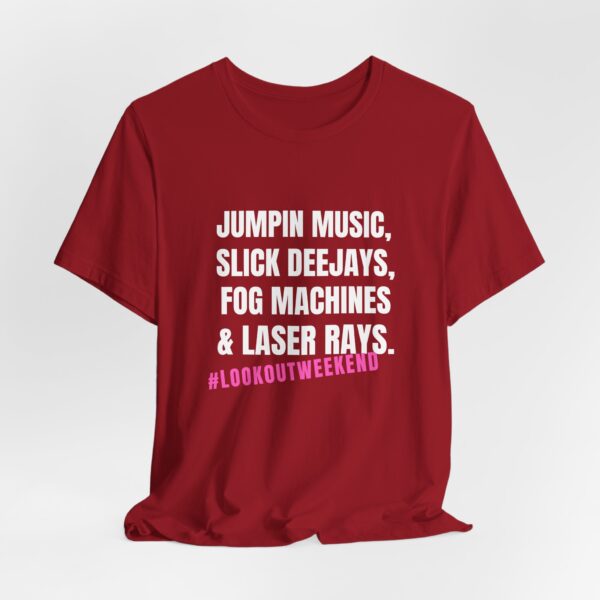 Jumpin Music Slick Deejays Fog Machines And Laser Rays T-Shirt – Vintage Rave Vibes - Image 12