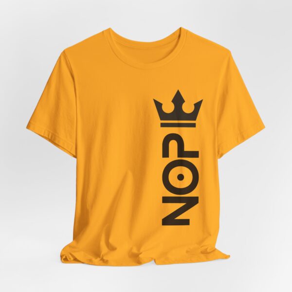 Unisex Jersey Tee with Crown Design, No Kings in America T-Shirt – A Bold Statement of Patriotism and Freedom - Image 6