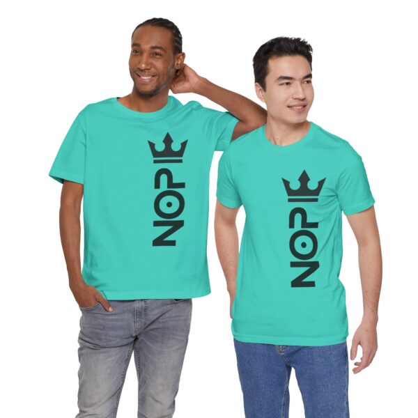 Unisex Jersey Tee with Crown Design, No Kings in America T-Shirt – A Bold Statement of Patriotism and Freedom - Image 12